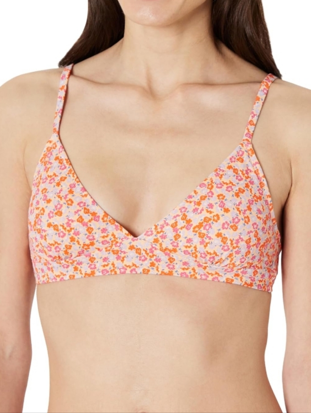 Amazon Essentials Light-Support Triangle Bikini Top Size Medium NWT